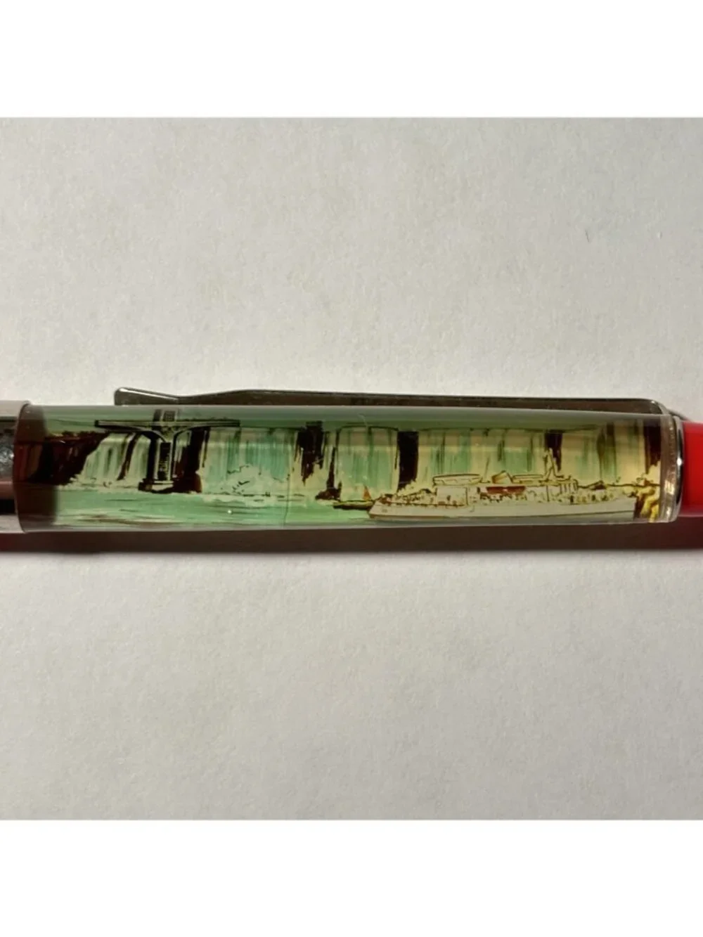 Niagara Falls New York Canada Floaty Pen Ferry Tour Boat Moves Vintage Collect